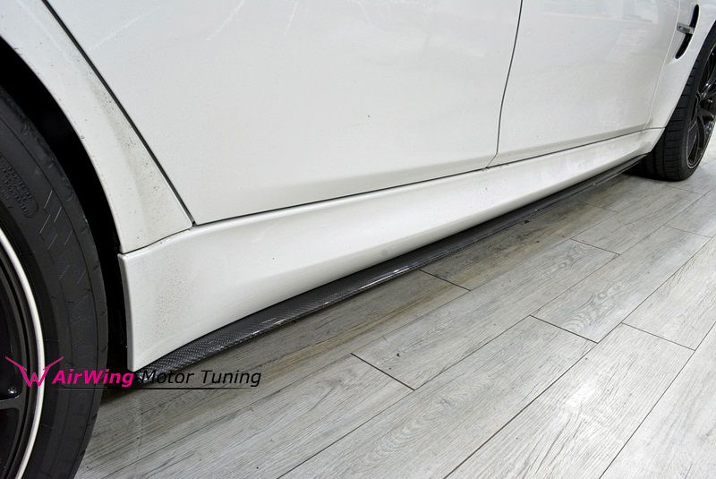 BMW F80 M3 Performance Carbon side skirt splitter 02
